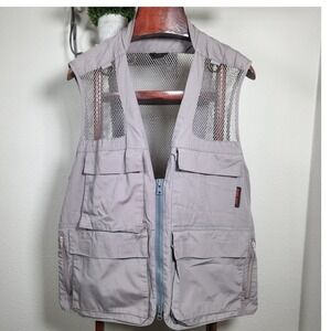 Domke Bags Mens Vest Utility Fishing Hiking Travel Mesh Pockets Size 2